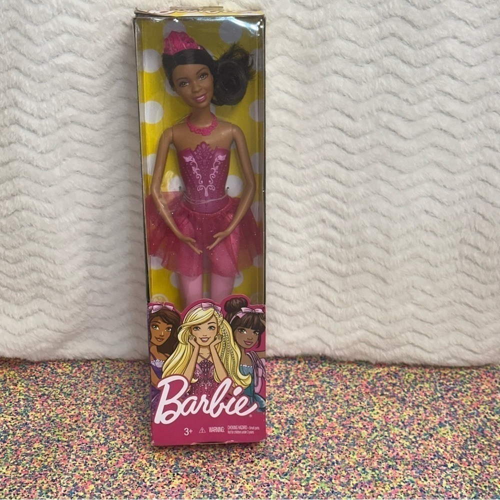 Barbie Ballerina "You Can Be Anything" Doll Pink Outfit Tiara Tutu 2016 NIB